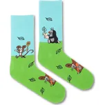 Ponožky pro dospělé Krtek varianta: na louce, Velikosti dospělé: M (39-42)