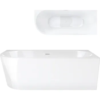 Vana Volně stojící rohová vana Corsan INTERO 150 x 74 Pravostranná montáž včetně výpusti