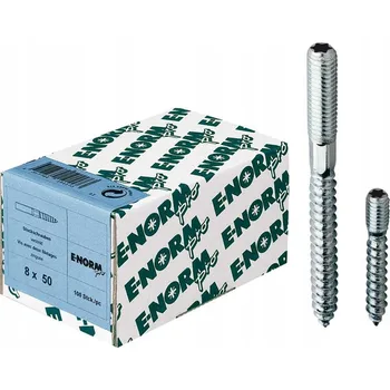 Šroub Dvojzávitové šrouby Torx 25 pozink M10x100mm, 100 ks