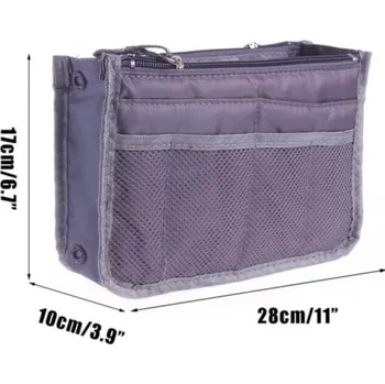 Organizér na kosmetiku Cestovní organizér Barva: šedá