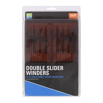 Vrták Žebřík na sadu Preston Double Slider Winders 18 cm červený 1 Ks. Navíječ