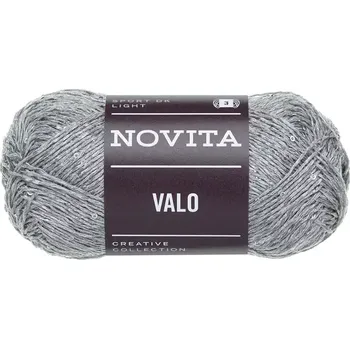 Příze Novita Valo 75 Šedá (Efektní příze Valo Nebel)