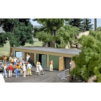 Modelová železnice Busch 1648 H0 Komplex garáže