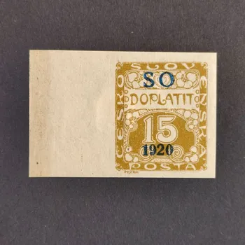 Sběratelství Známka ČSR, 15h, Pof.SO35*