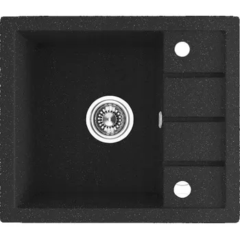Granitový dřez Jednodřez Laveo TRZYNACTKA granitový černý