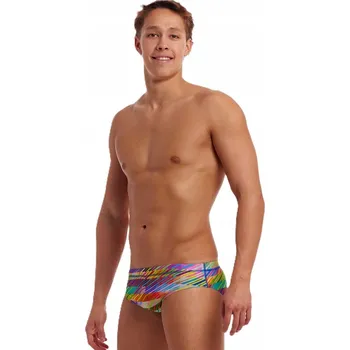 Pánské plavky Pánské plavky Funky Trunks Static Stack - slipové plavky velikost S (UK32)