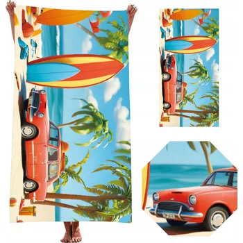 Plážová osuška Łóżkoholicy 140 cm mikrovlákno