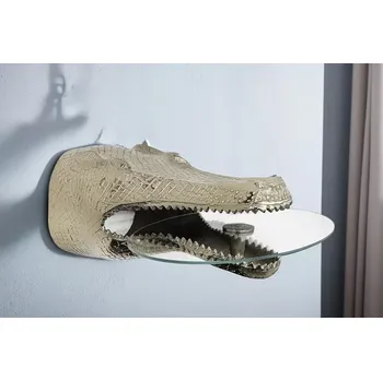 Konferenční stolek Odkládací nástěnný stolek CROCO Dekorhome