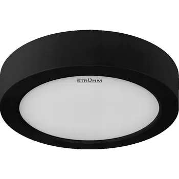 Stropní svítidlo přisazené Struhm 12 W integrovaný LED zdroj černé