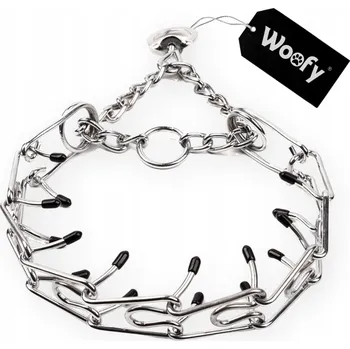 Obojek pro psa Kovový výcvikový obojek pro psa Woofy vel. M