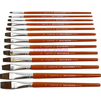 Malířský štětec Štětec Tempus 257 plochý lak 14 vlasový