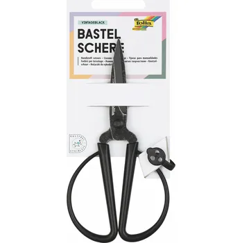 Folia Nůžky, špičaté - 14,5 cm (black vintage)