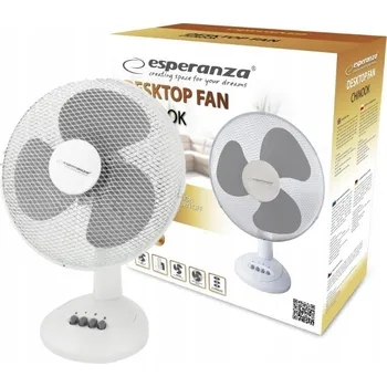 Domácí ventilátor Stolní ventilátor Esperanza ES-1760-DC12 bílý