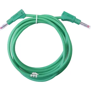 Měřicí kabel Mueller Electric BU-2323-10-79-5 měřicí kabel banánková zástrčka 4 mm banánková zástrčka 4 mm 2 m zelená 1 ks