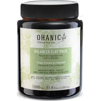 Vlasová regenerace Ohanic Balancer Mask 1000ml - Maska na mastnou pokožku