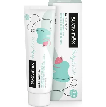 zubní pasta SUAVINEX | Dětská zubní pasta BABY/KIDS s jahodovou příchutí - 50 ml