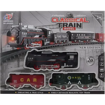 Vláček a vláčkodráha Vlaková sada na baterie, 80 cm