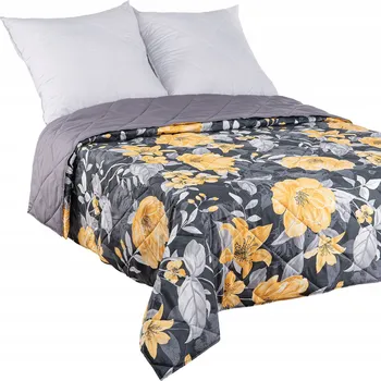 Prostěradlo Narzuta Polskie Tkaniny mikrovlákno 200 cm x 240 cm šedý