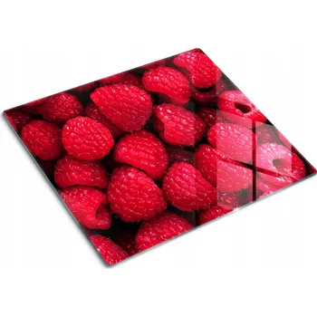 Obraz Skleněná dekorativní deska na sporák Maliny 60x52