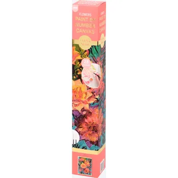 Malování podle čísel 41,5x56 cm, Květiny
