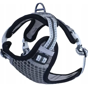 Postroj pro psa BEZTLAKOVÉ POSTROJE typu GUARD pro psa ŠEDÉ Velikost: L