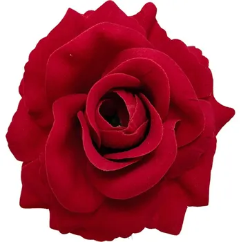 umělá květina Umělá Umělá Květina na aranžování , sametová hlavička 9 cm