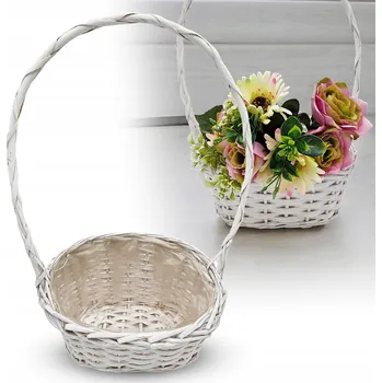 Obraz Dárkový koš z bílého proutí