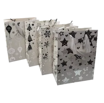 Krabička na výslužku Vánoční dárková taška 17,5x23,5x8 cm