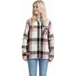 Dámská košile Meatfly Dora Premium 2025 Pink/Brown XS