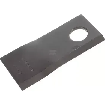 KRAMP Nůž rotační sekačky 112x49x4 mm, levý, otvor 21 mm, pro Pöttinger