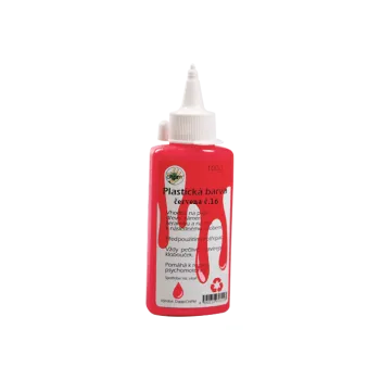 Speciální výtvarná barva Plastická barva špička/100g červená tm č.16 40115016