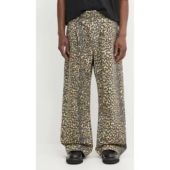 Pánské džíny Džíny RHUDE Leopard Drop-Crotch pánské, RHSS25PA05012, XL, hnědá, 82X