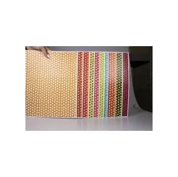 Barevný papír Vzorovaný karton 20 - Stromečky A3 10ks 9220-99