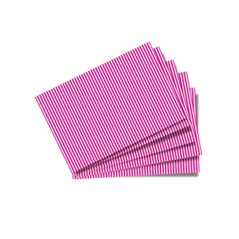 Barevný papír Vzorovaný papír bílo-růžová proužek A3 50ks 80g/m2 999117