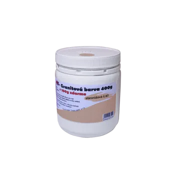 Speciální výtvarná barva Granitová barva 400g č.07 starorůžová bg07