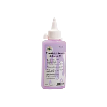 Speciální výtvarná barva Plastická barva špička/100g fialová sv. č.22 40115022