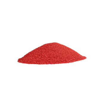Písek na pískování Dekorační drť jemná 500g /červená č.15 dj15