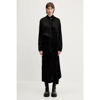 Dámské šaty Šaty Ottolinger Deconstructed Satin Cut-Out, S, černá, 99X