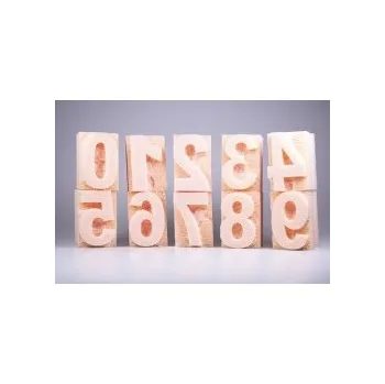 Dětské razítko Molitanové tiskátka - ČÍSLA (10ks) 23110