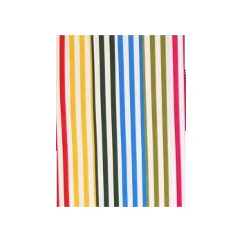 Barevný papír Vzorovaný karton 52 - Barevné proužky na bílém A3 10ks 9252-99
