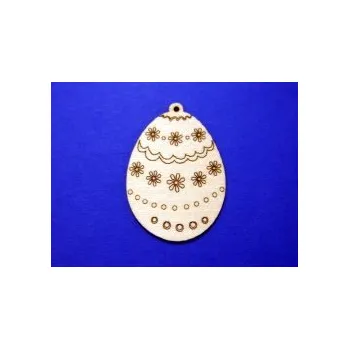 Dřevěná hračka Dřevěné dekorace 100ks -vzor vajíčko č.138 88968