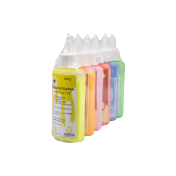 Speciální výtvarná barva Plastická barva špička/100g neon sada 6b 40115099