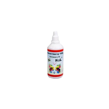 Vodová barva Duhové barvy - červená č.15 /100g 60001-15