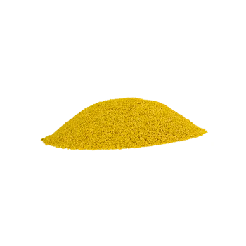 Písek na pískování Dekorační drť jemná 500g /žlutá č.04 dj04