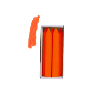 Voskovky TROJHRANNÉ MAX 10 ks oranžová č.08 71416-08