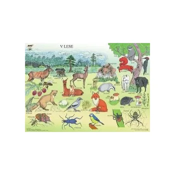 Výuková hračka LES - Výukové tablo 98969L