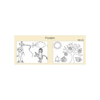 Kartonové kulisy 200x70 cm - PODZIM 980-20