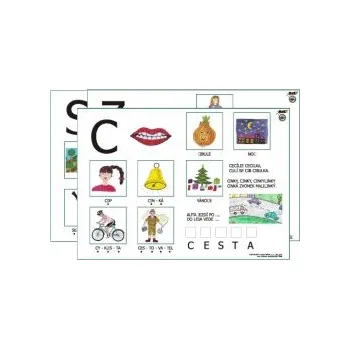 výuková tabulka CSZ - 3 x tablo + 3 x 16 karet 99618