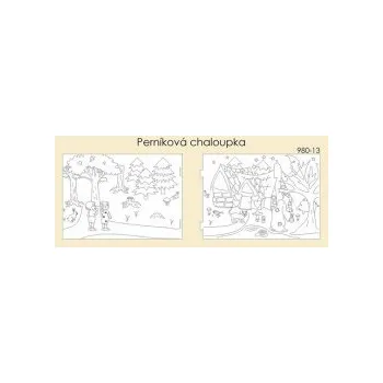 Kartonové kulisy 200x70 cm - Perníková chaloupka 980-13