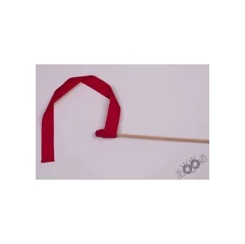 Výuková hračka Stuha na tyčce 1 m - červená 517-02